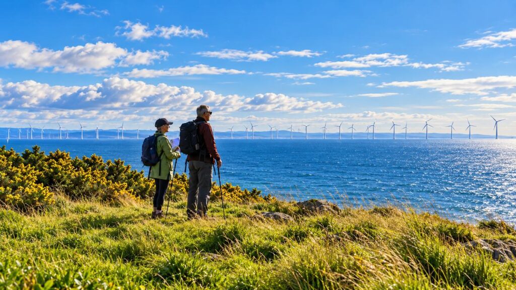 Robin Rigg offshore wind farm in the Solway Firth, Dumfries and Galloway