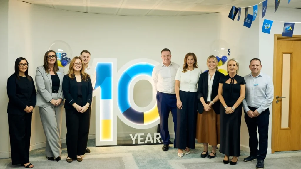 Scottish Procurement Alliance team celebrating its tenth anniversary